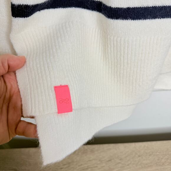 Lusso L Notre Dame Fighting Irish Simone Striple Mock Neck Sweater - Picture 6 of 10